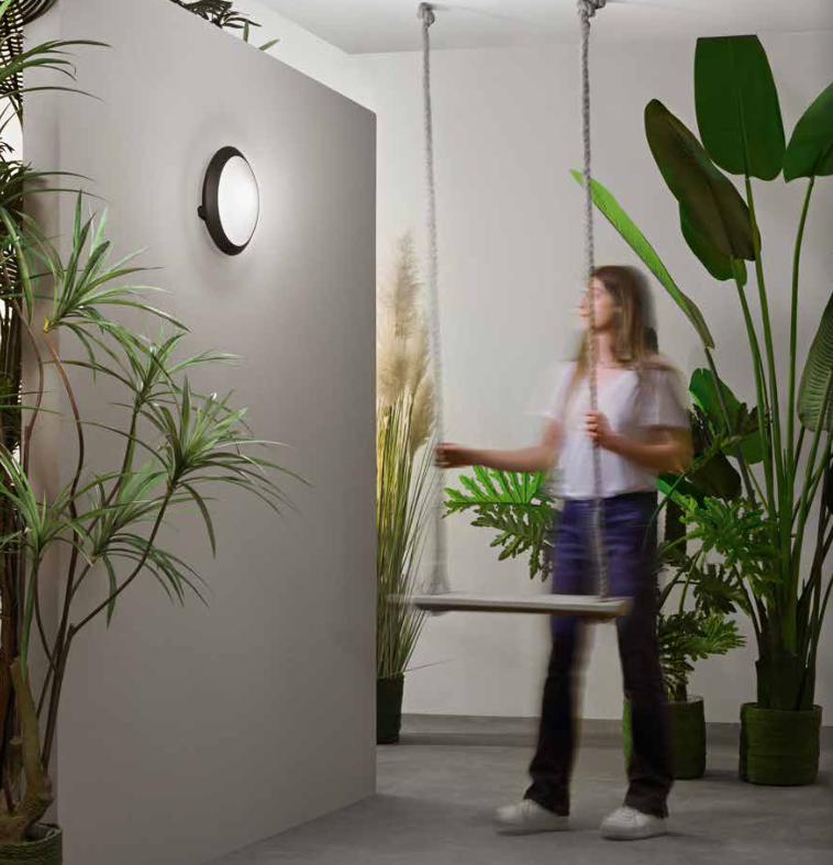 Plafoniera in PC anti UV antincendio 1XE27 non incl. con possibilità di sensore di movimento bianco-nero IP65 ALYCE Plafoniera in PC anti UV antincendio 1XE27 non incl. con possibilità di sensore di movimento bianco-nero IP65 ALYCE